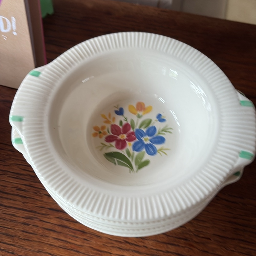 Set Of 6 Sun Valley By Salem China Company Bowls